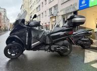 PIAGGIO MP3 500 HPE SPORT ADVANCED ABS ASR GARANTIE 12 MOIS NOIR MAT TRES BON ETAT CRIT'AIR 1 ( VIOLET )