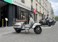 VESPA PX 125 CC GARANTIE 6 MOIS GRIS BRILLANT BON ETAT CRIT'AIR 4 ( MARRON ) 